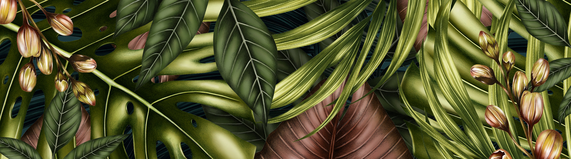 Charlotte Jade Luxury Tropical Tableware