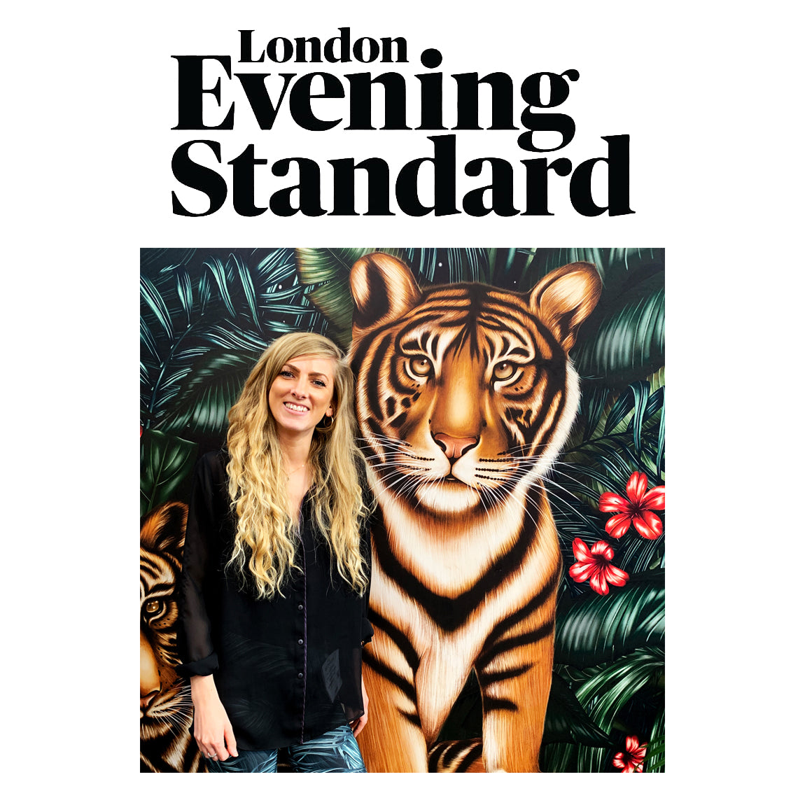 Evening Standard Features Charlotte Jade Wall Murals