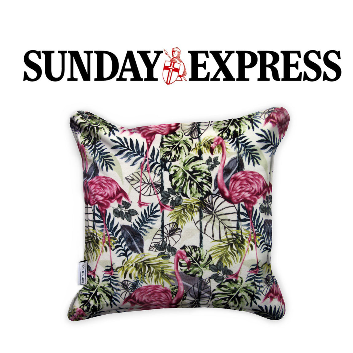 S Magazine Features Charlotte Jade Luxury Tropical Flora Cushions
