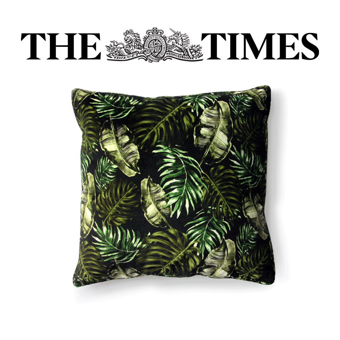 The Times Features Charlotte Jade Luxury Hybrid Flora Cushions