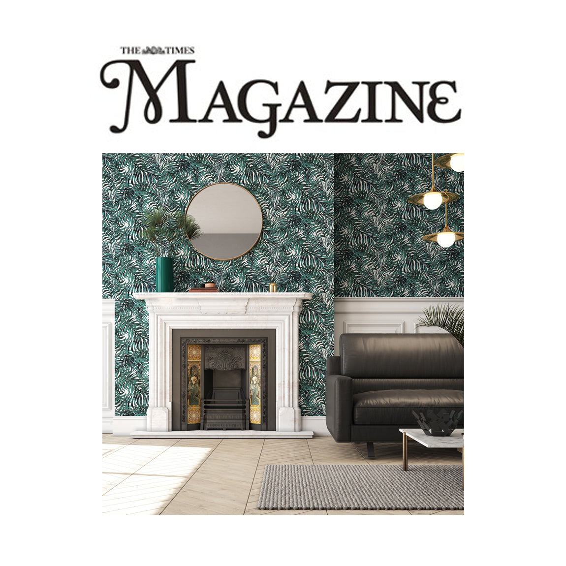 The Times Magazine Features Charlotte Jade Luxury Wallpaper