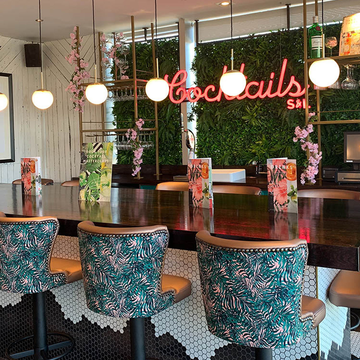 Charlotte Jade Luxury Fabrics, Slug & Lettuce